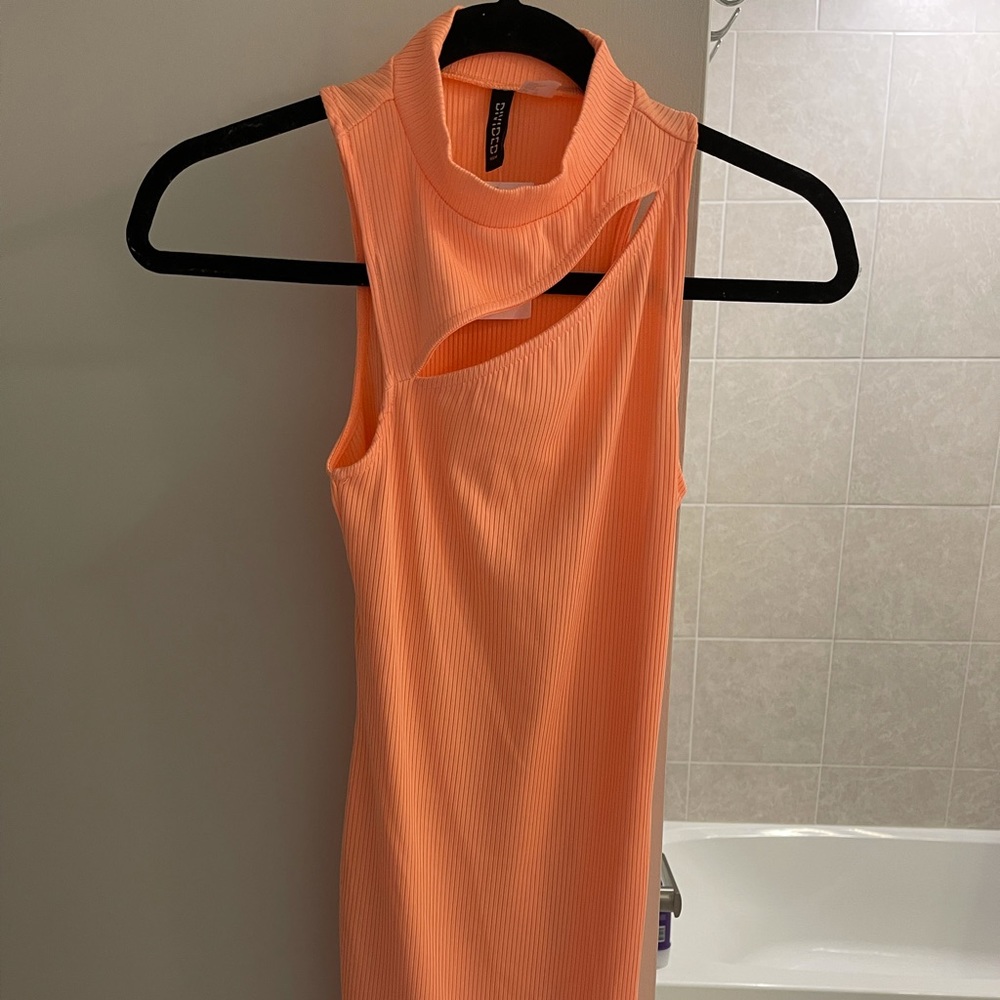 H&M Divided Orange Dress
